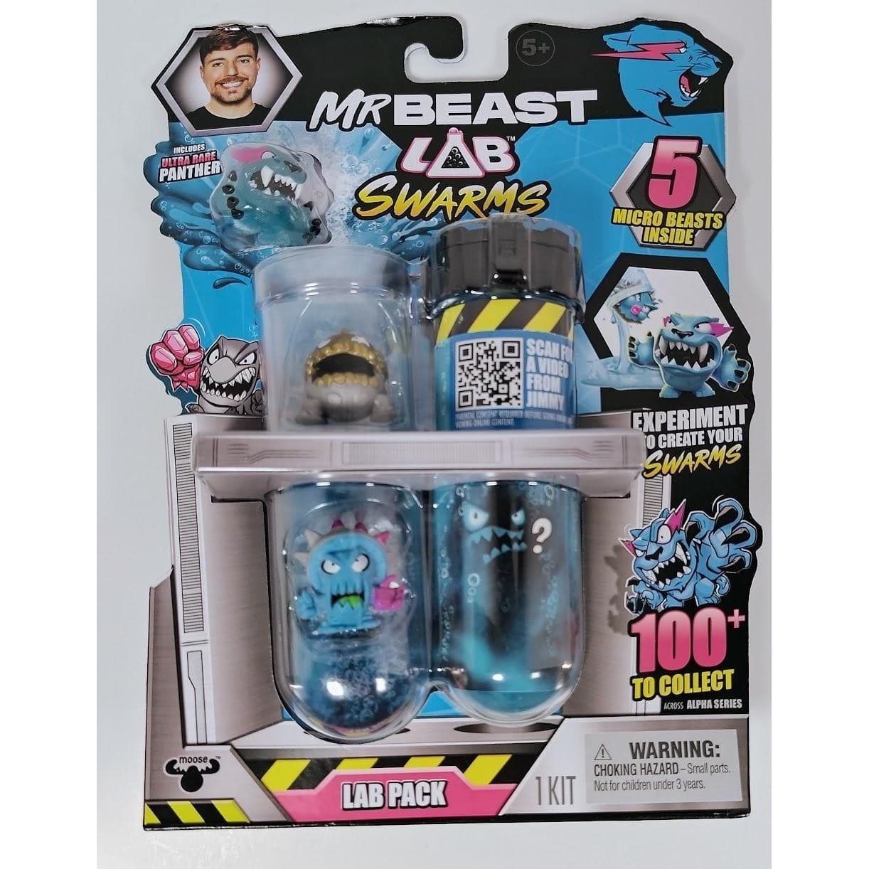 MrBeast Lab Swarms Lab Pack Kit 5 Micro Beasts Inside Ages 5+ 100+ Collect New - Thumbnail 3