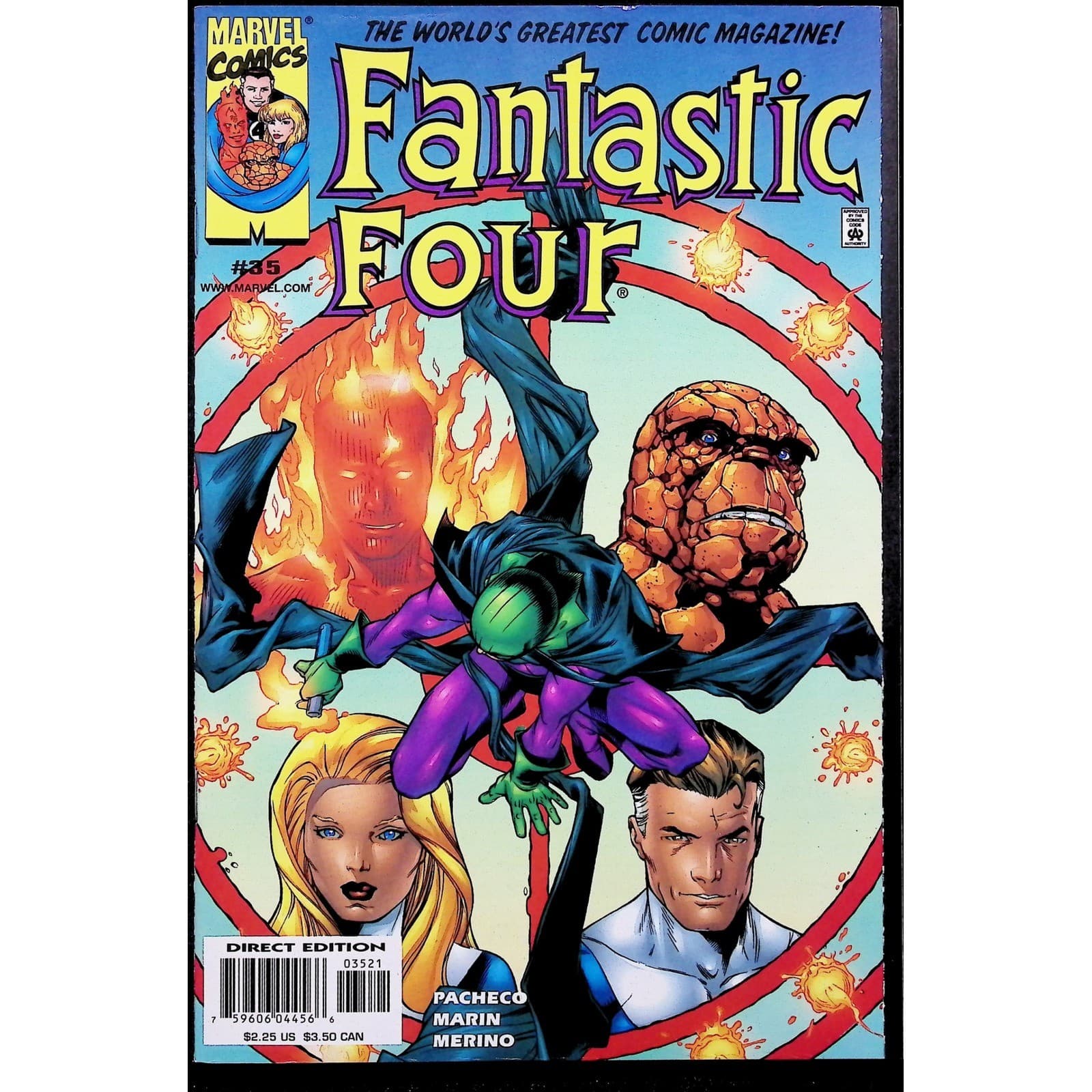 Fantastic Four #3 11 35 36 Annual 2000 Marvel Comics 5x Comic Lot Newsstand - Thumbnail 2