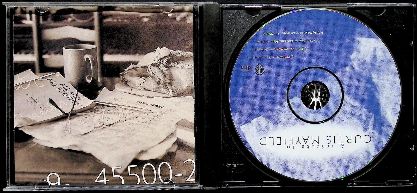 Various Artists CD A Tribute To Curtis Mayfield Soul R&B 1994 Warner Bros Album - Thumbnail 3