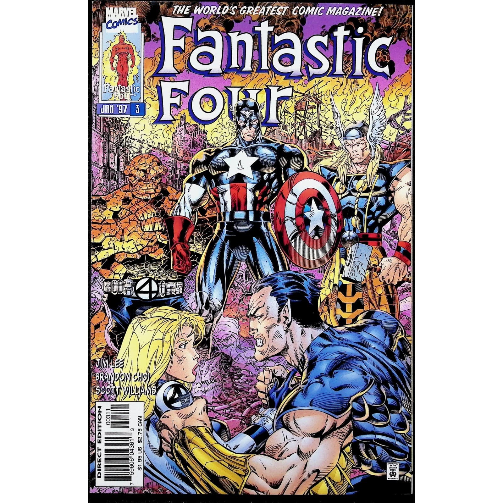 Fantastic Four #3 11 35 36 Annual 2000 Marvel Comics 5x Comic Lot Newsstand - Thumbnail 5