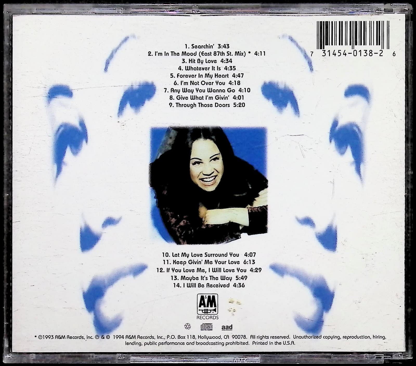 CeCe Peniston CD Thought Ya Knew 1994 Album R&B Dance Music A&M Records - Thumbnail 2