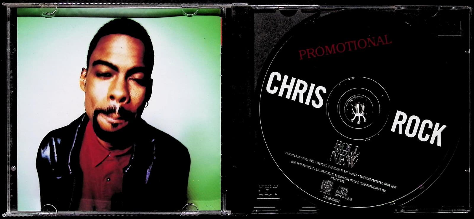 Chris Rock CD Roll With The New 1997 Comedy Album DreamWorks Promo - Thumbnail 3