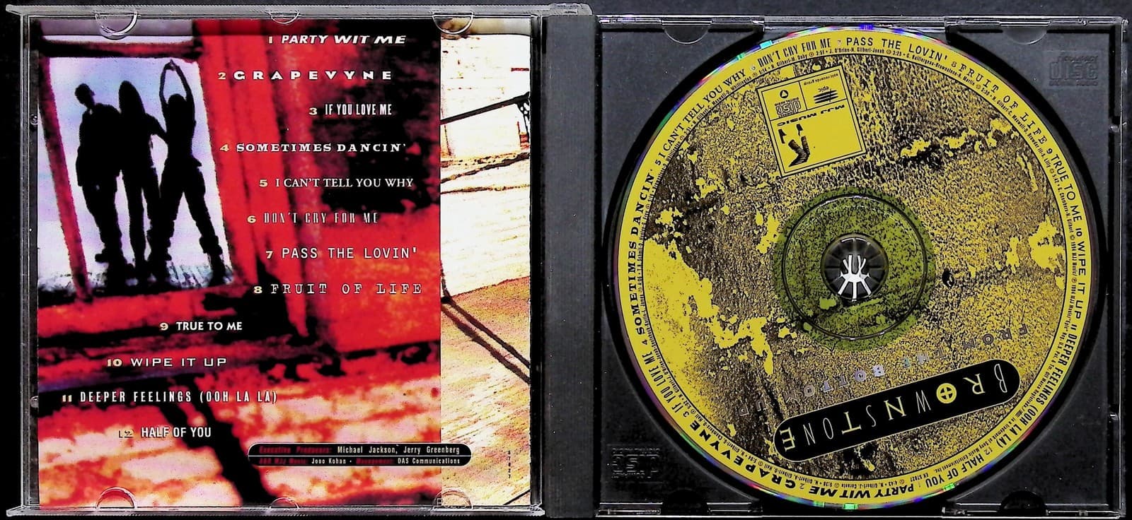 Brownstone CD From The Bottom Up If You Love Me R&B Soul Album Epic MJJ Music - Thumbnail 3