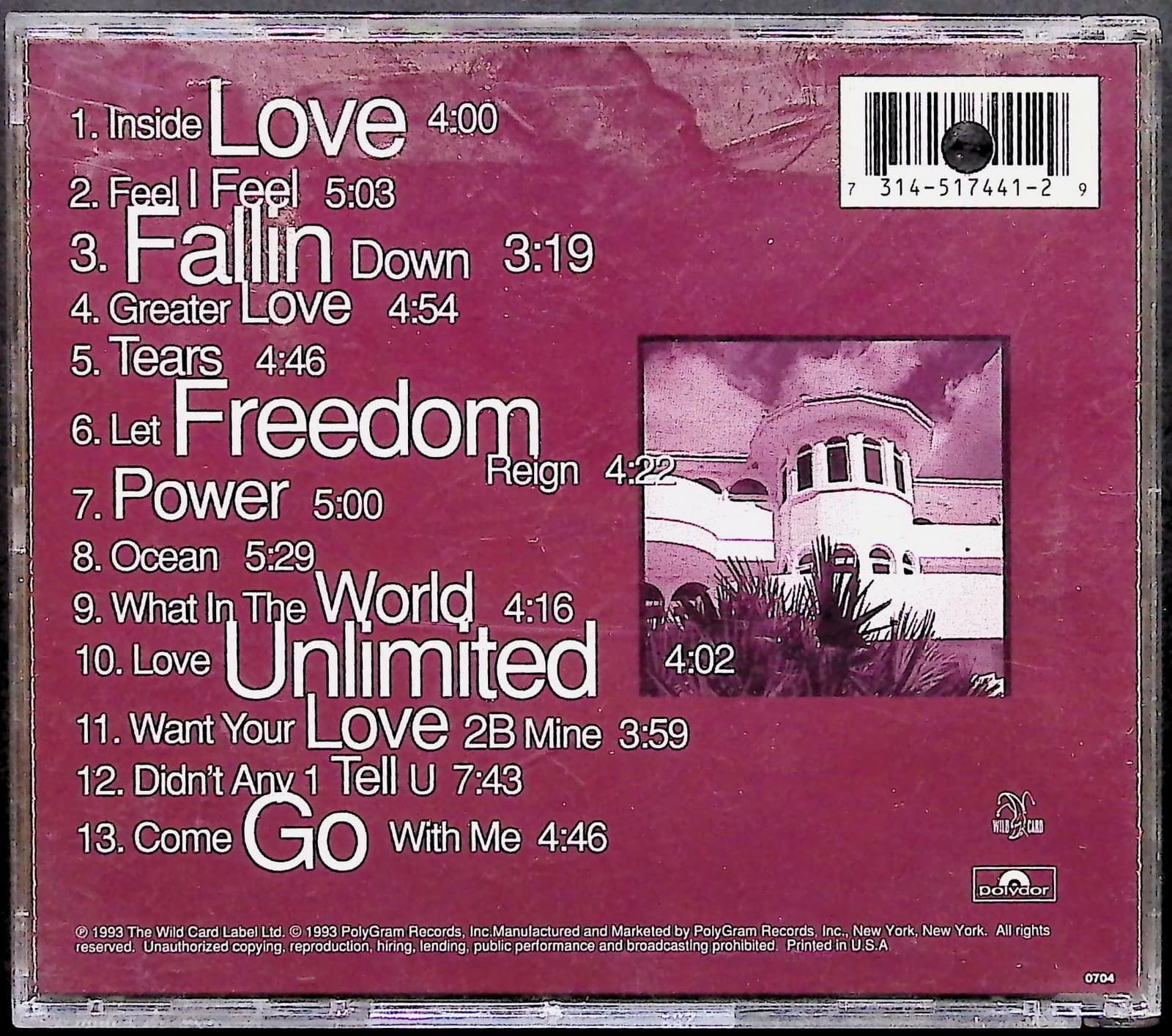 Nu Colours CD Unlimited 1993 Album R&B Soul Gospel PolyGram 3145174412 - Thumbnail 2