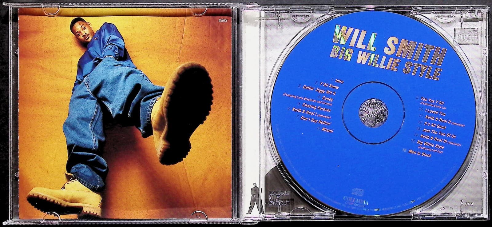 Will Smith CD Big Willie Style 1997 Album Hip Hop Rap Gettin Jiggy Wit It - Thumbnail 3