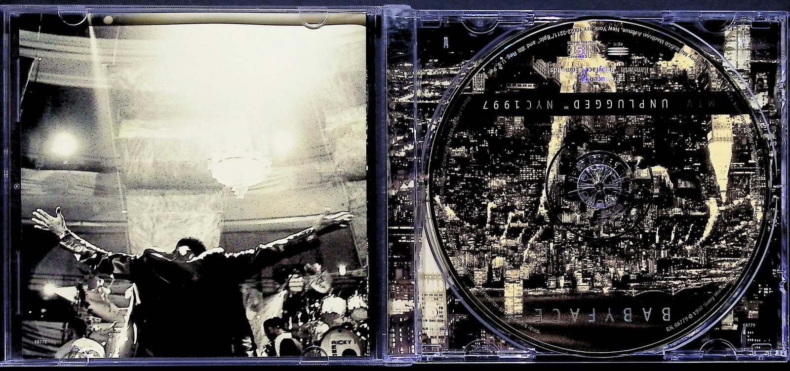 Babyface CD MTV Unplugged NYC 1997 Live R&B Soul Album Epic Records Music - Thumbnail 3