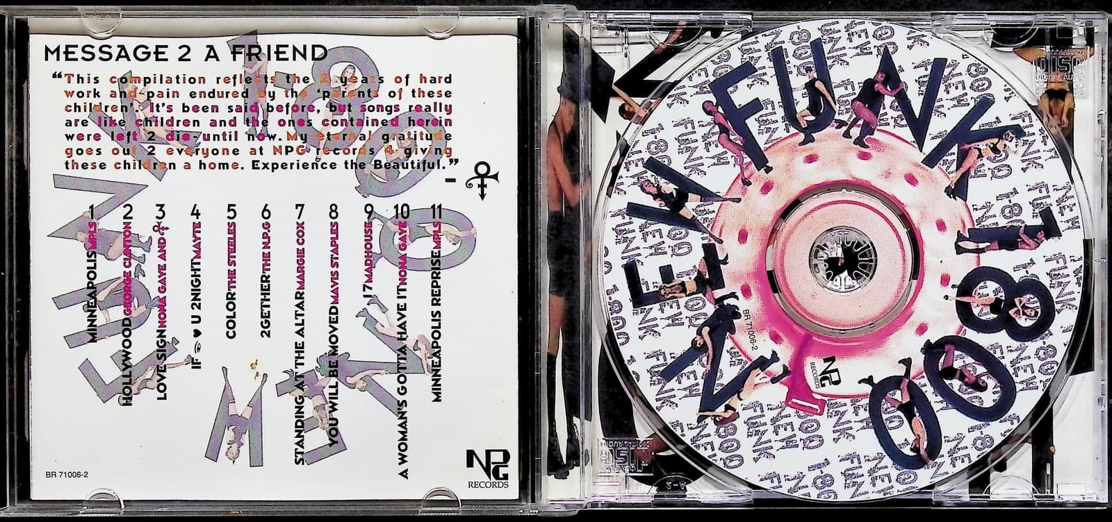 Various Artists CD 1-800 New Funk 1994 NPG Records Funk R&B Prince Compilation - Thumbnail 3