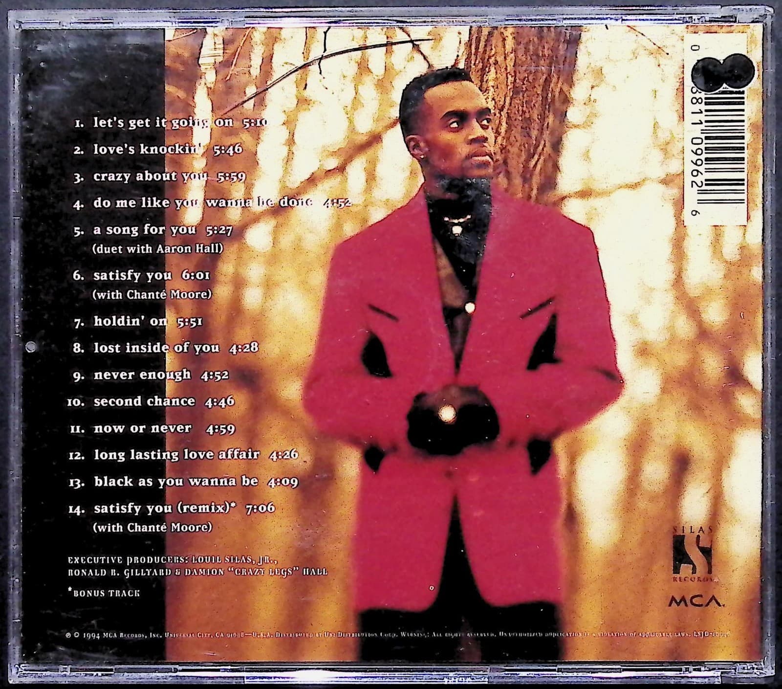 Damion Crazy Legs Hall CD Album Straight To The Point 1994 R&B Soul Promo Music - Thumbnail 2