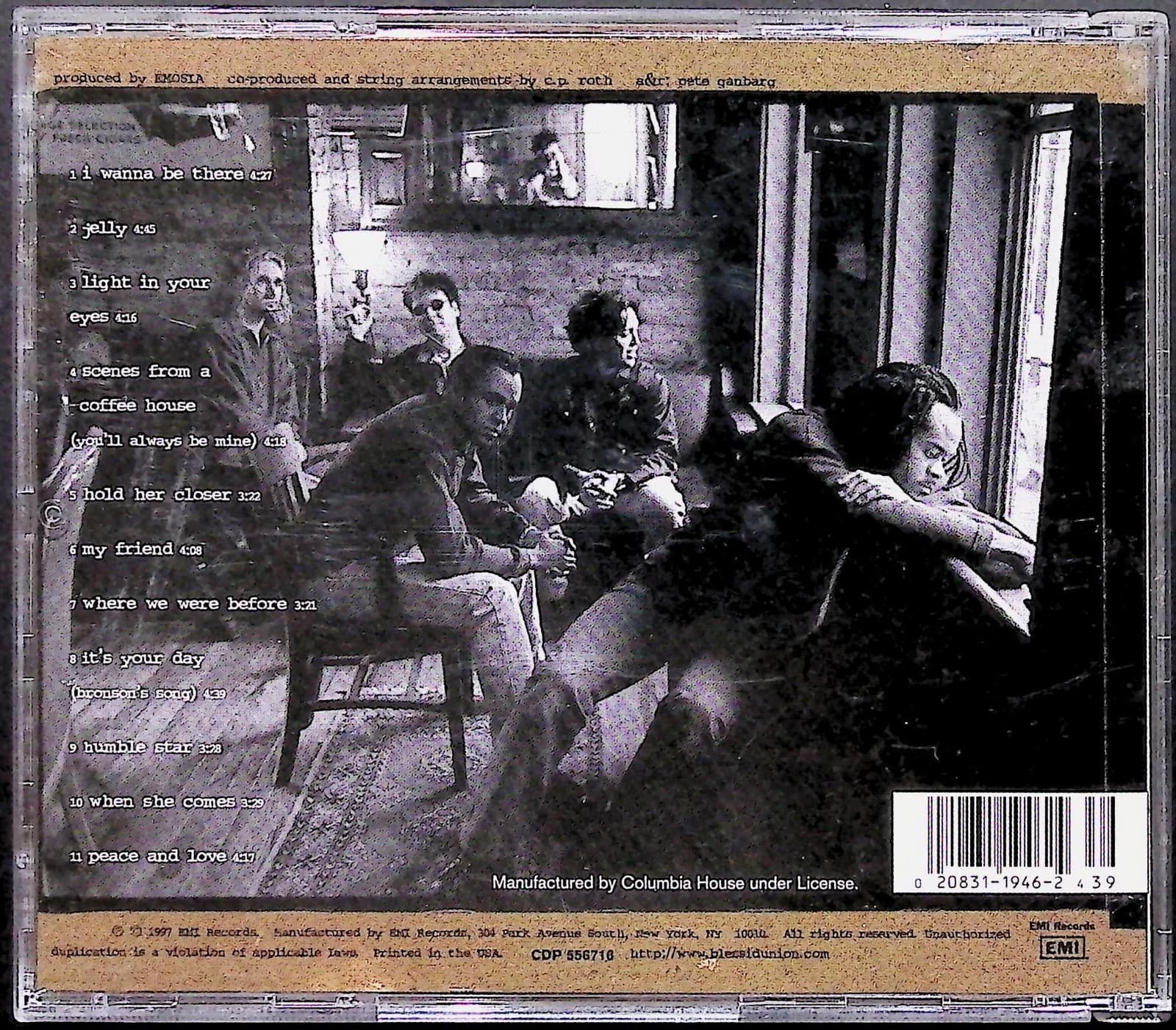 Blessid Union Of Souls CD Self Titled Album 1997 Pop Rock Alternative Music - Thumbnail 2