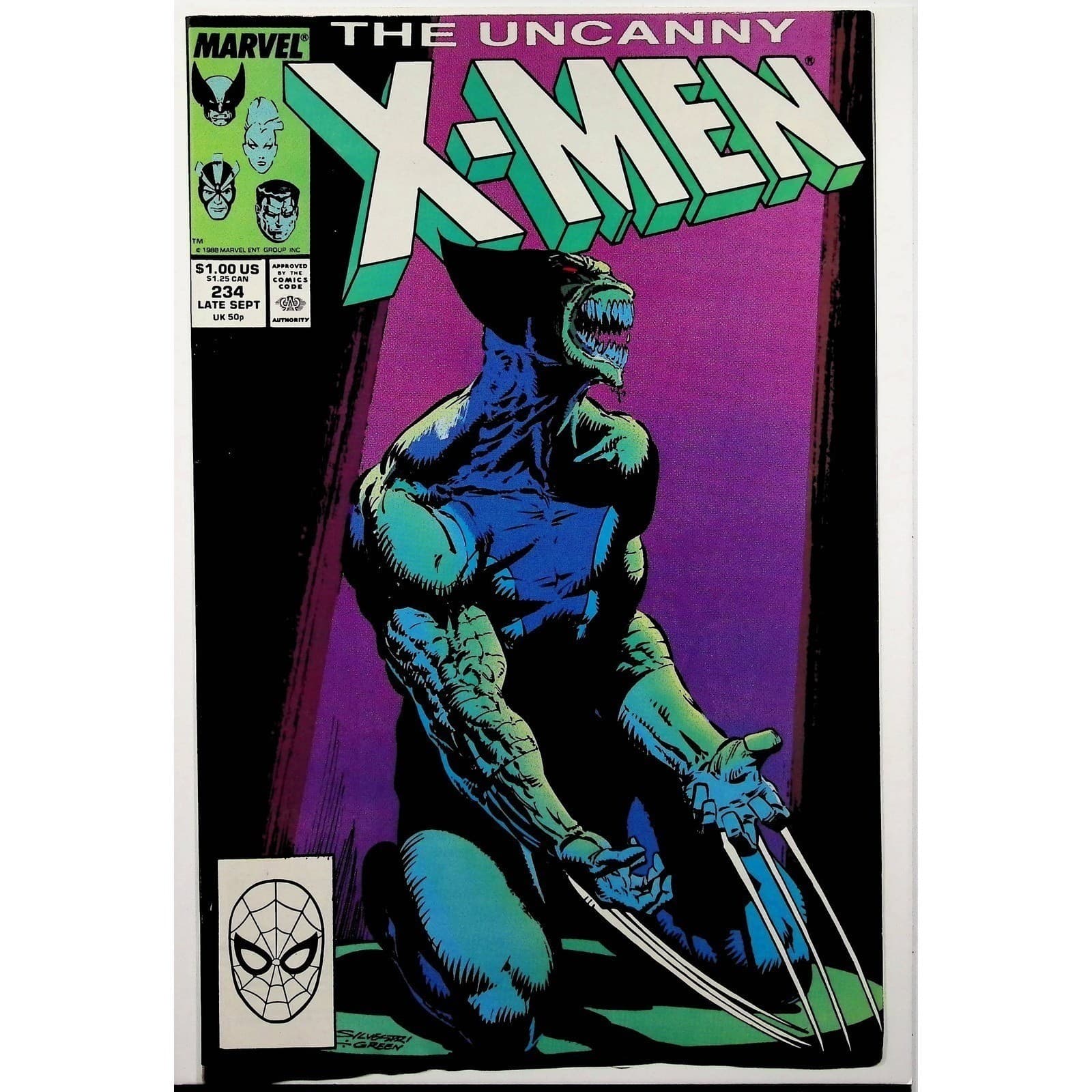Uncanny X-Men #234 539 Wolverine 148 11 3 Marc Silvestri 5x Marvel Comic Lot - Thumbnail 2