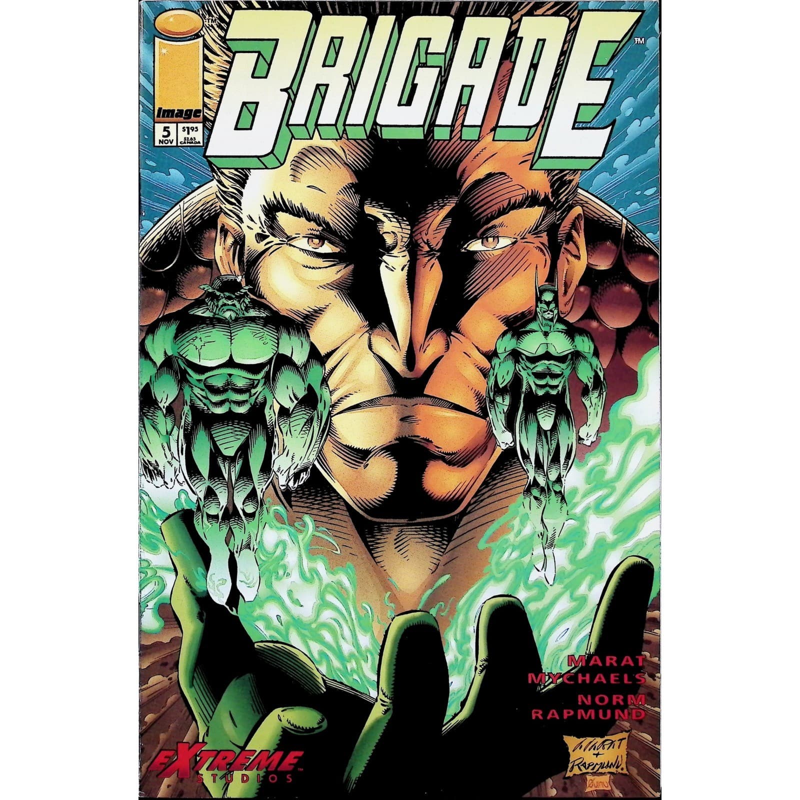 Brigade #0 1 2 5 Image Comics 1993 Rob Liefeld Comic Lot 4x Comic Lot - Thumbnail 5
