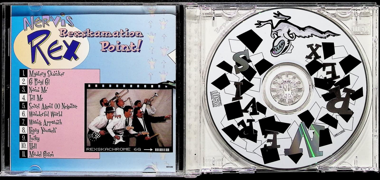 Nervis Rex CD Rexskamation Point Album Ska SkaSka Night Works Multicolor Music - Thumbnail 3