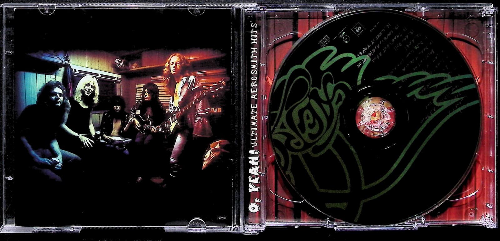 Vintage 2002 Aerosmith CD Eros Greatest Hits Rock Compilation Album Columbia - Thumbnail 3