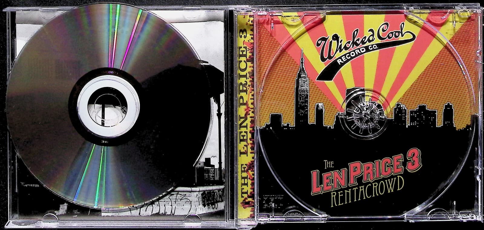 The Len Price 3 CD Rentacrowd Album Garage Rock Power Pop Wicked Cool 2007 - Thumbnail 2