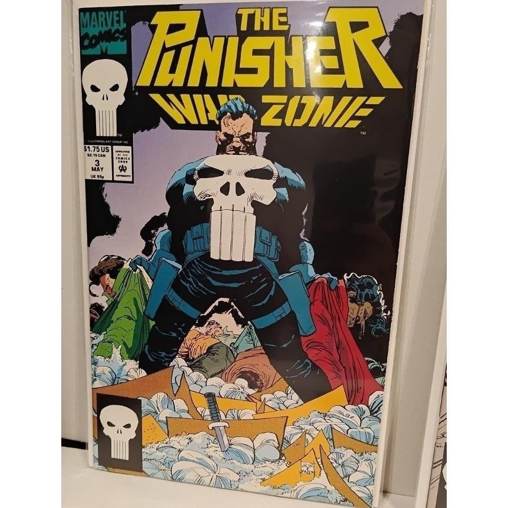 Punisher War Zone #3-5 Lot Marvel 1992 Dixon Romita Janson VF+ Key Issues - Thumbnail 4