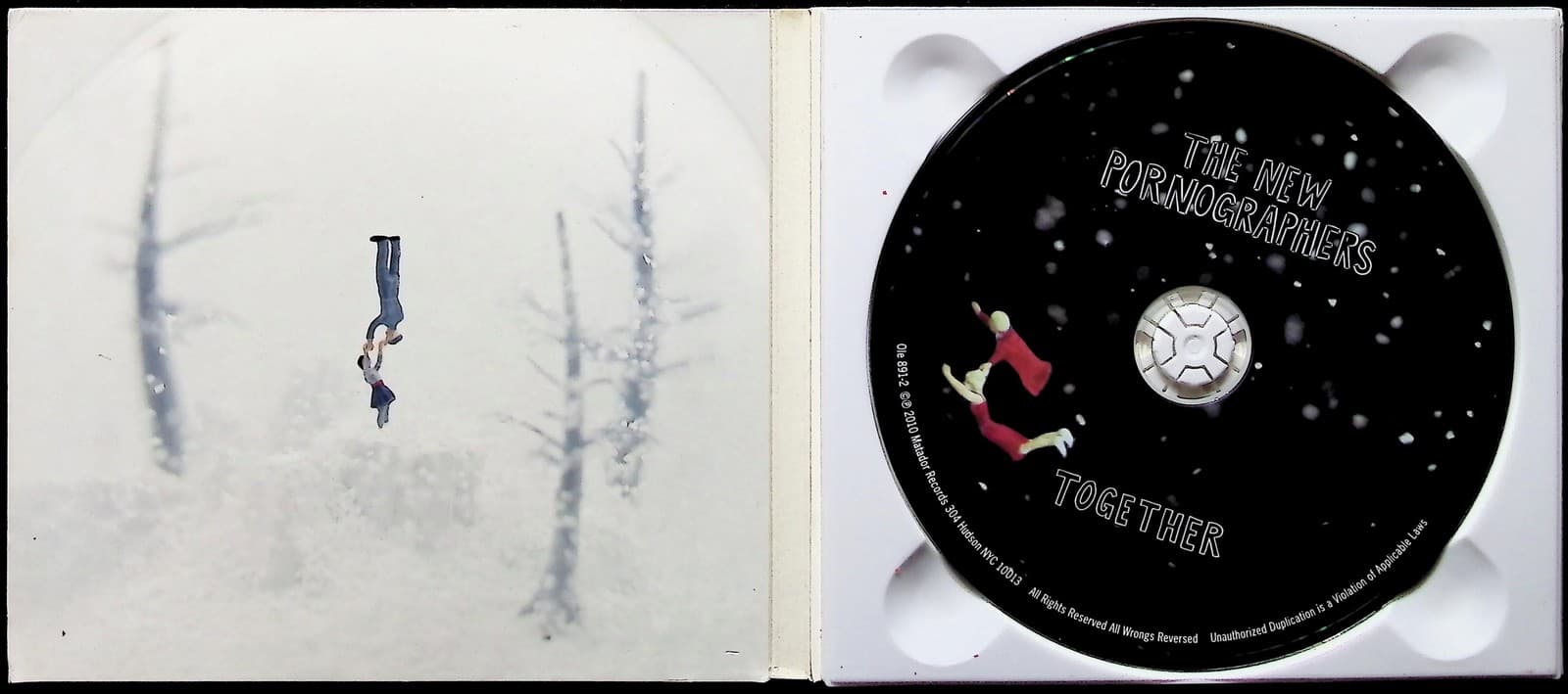 The New Pornographers CD Together 2010 Indie Rock Major Records Black Disc Album - Thumbnail 3