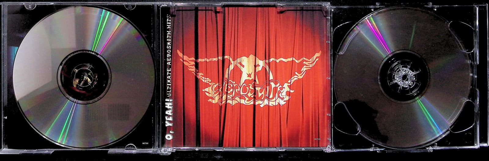 Vintage 2002 Aerosmith CD Eros Greatest Hits Rock Compilation Album Columbia - Thumbnail 2