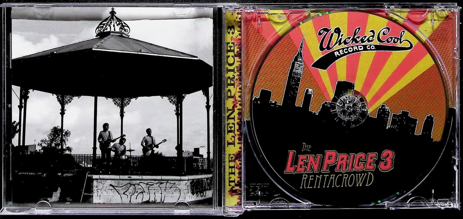The Len Price 3 CD Rentacrowd Album Garage Rock Power Pop Wicked Cool 2007 - Thumbnail 3