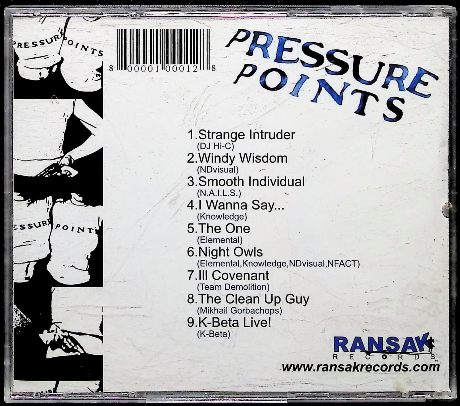 Various Artists CD Pressure Points 2003 Hansa Records Hip Hop Rap Album Music - Thumbnail 4