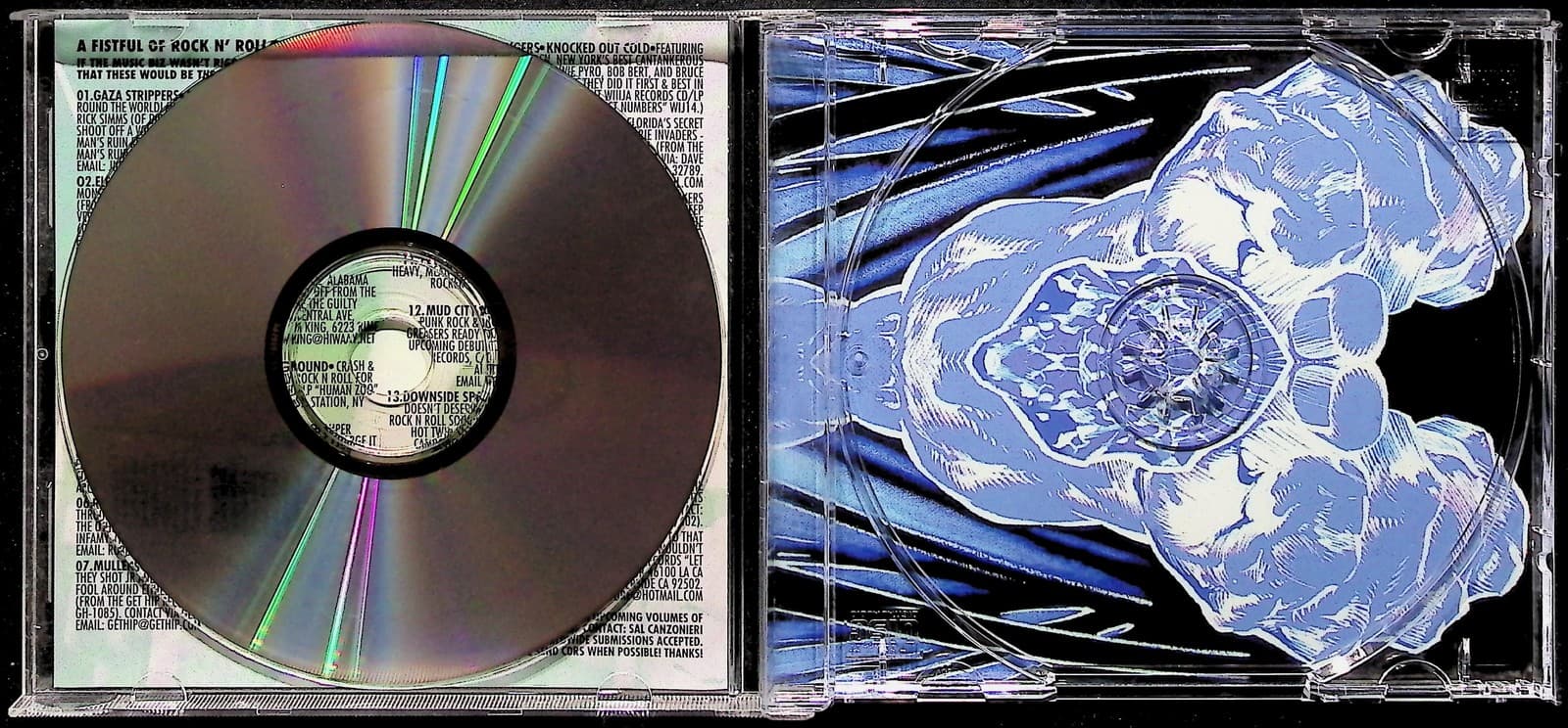 Vintage A Fistful Of Rock N Roll Vol 1 CD 1999 Tee Pee Punk Garage Rock Album - Thumbnail 2