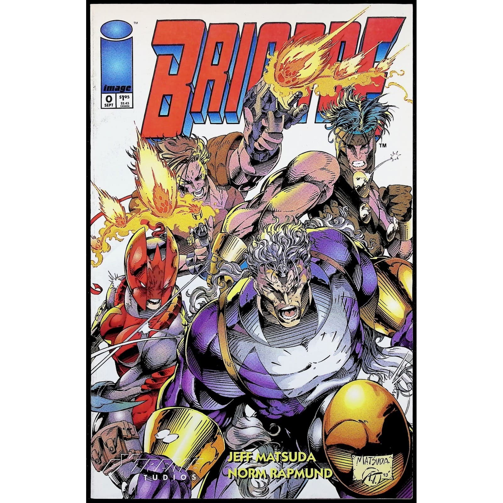 Brigade #0 1 2 5 Image Comics 1993 Rob Liefeld Comic Lot 4x Comic Lot - Thumbnail 2