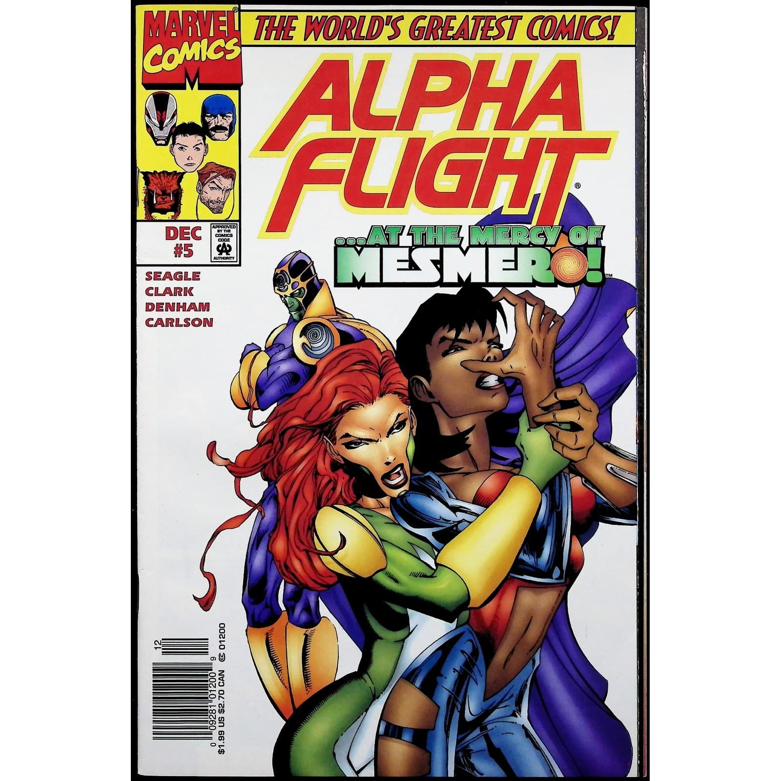 Alpha Flight #1 2 5 Marvel Comics 1997 Newsstand Comic Lot 3x Comic Lot - Thumbnail 4