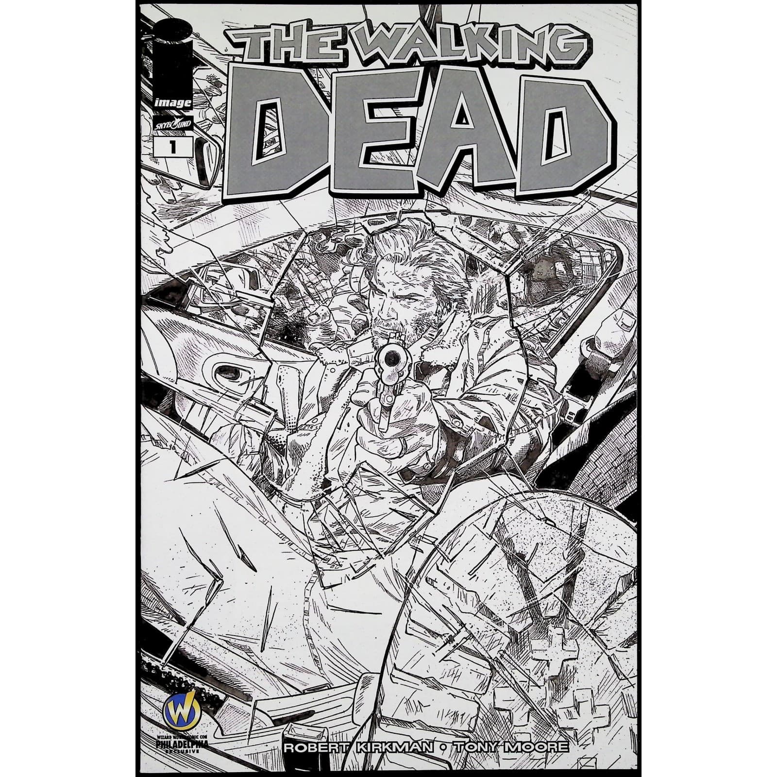 Image Comics 3x Comic Book Lot The Walking Dead #1 132 Wizard World Loot Crate - Thumbnail 3