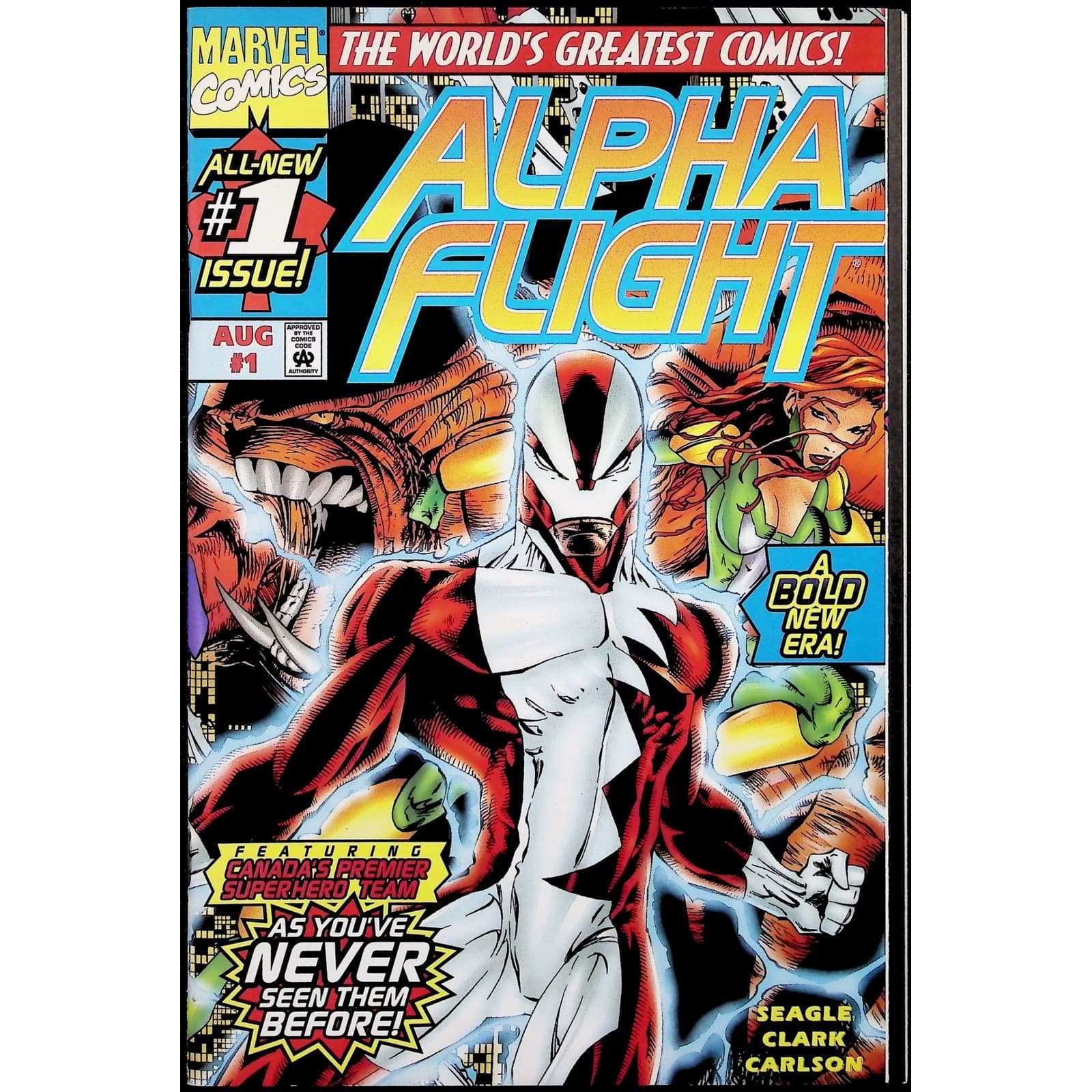 Alpha Flight #1 2 5 Marvel Comics 1997 Newsstand Comic Lot 3x Comic Lot - Thumbnail 2