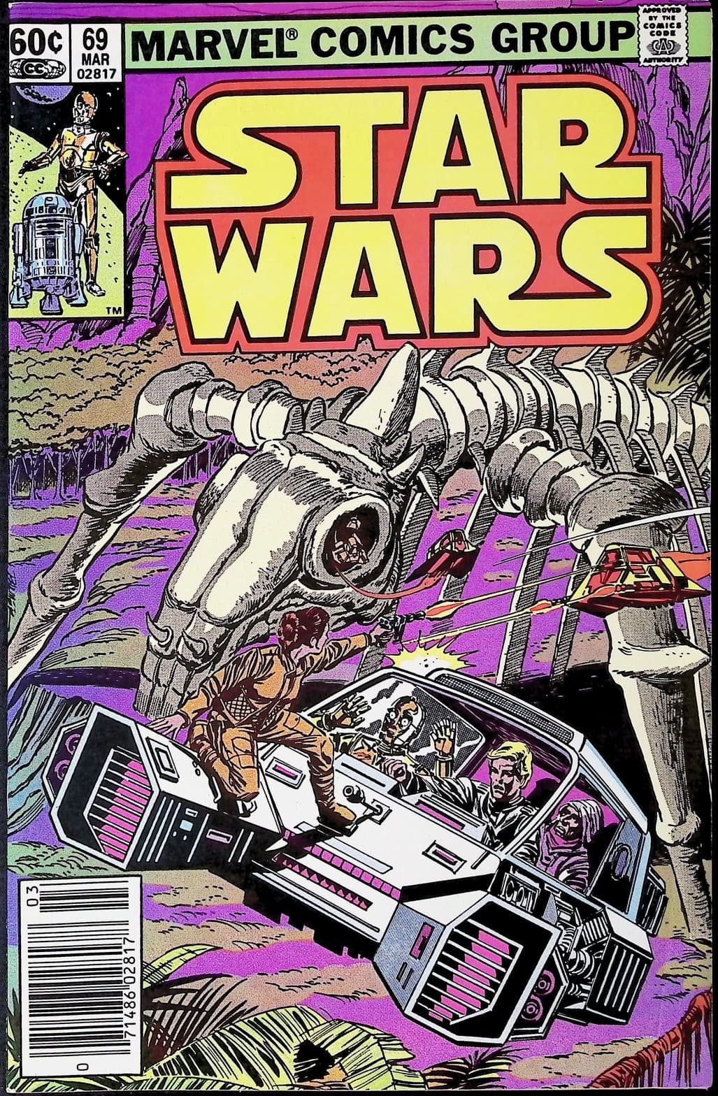 Star Wars #69 Newsstand 1983 Marvel comic book Debut City of Bones