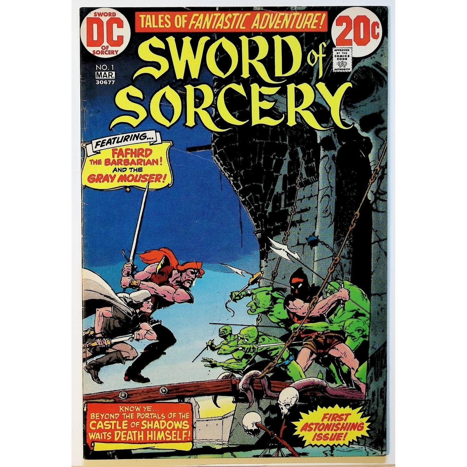 DC Comics Sword of Sorcery #1 1973 Fafhrd Gray Mouser Bronze Age VF-