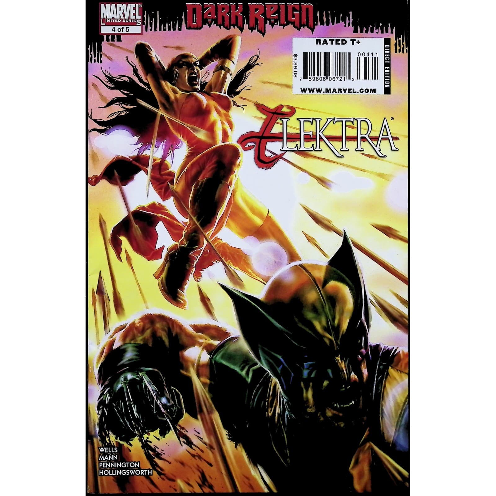 Marvel Comic Book Lot Elektra Dark Reign 1-5 & Assassin 1 # 6x Comic Lot - Thumbnail 4
