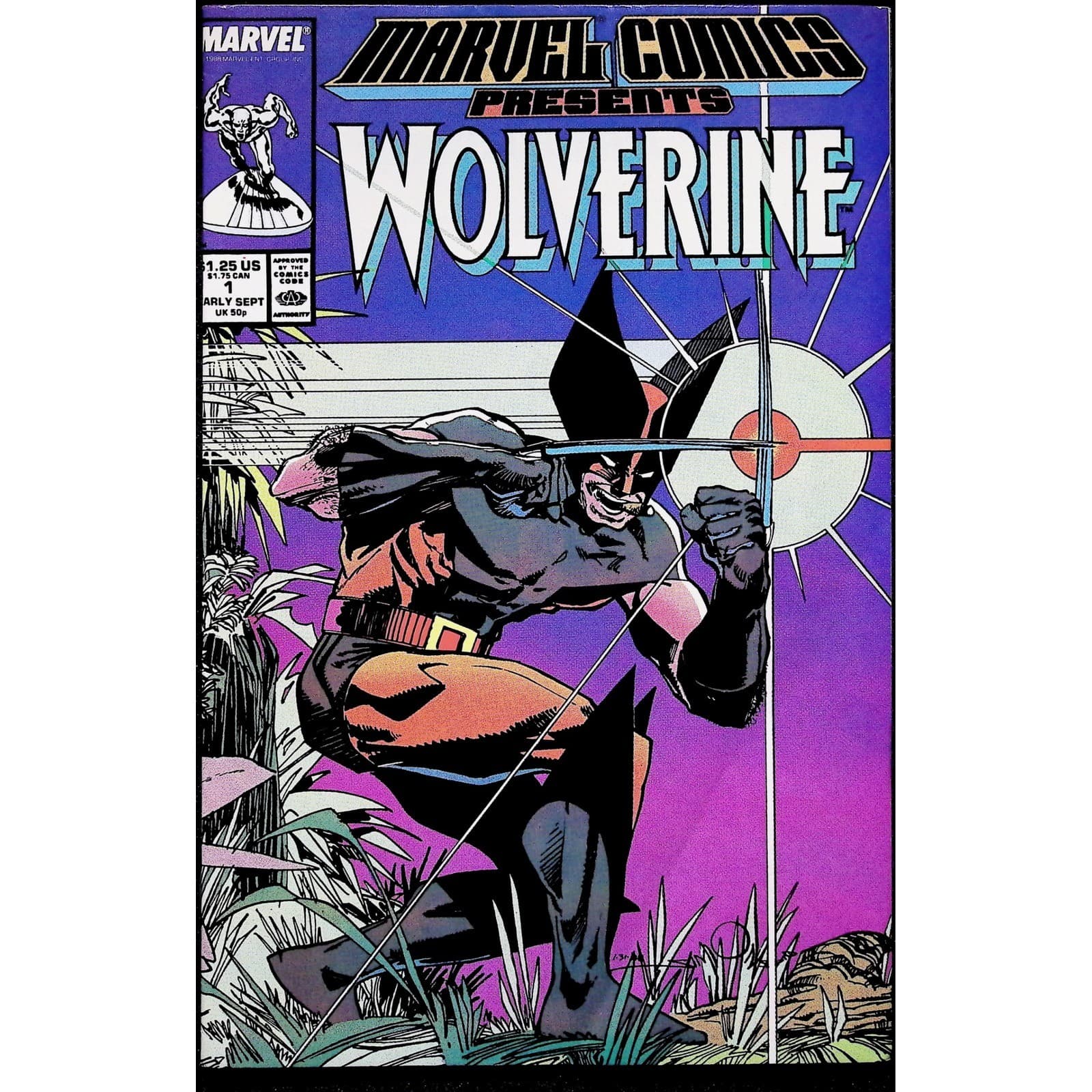 Marvel Comics Presents #1 #5 1988 Wolverine 1st Issue Madripoor Patch 2x Lot - Thumbnail 2