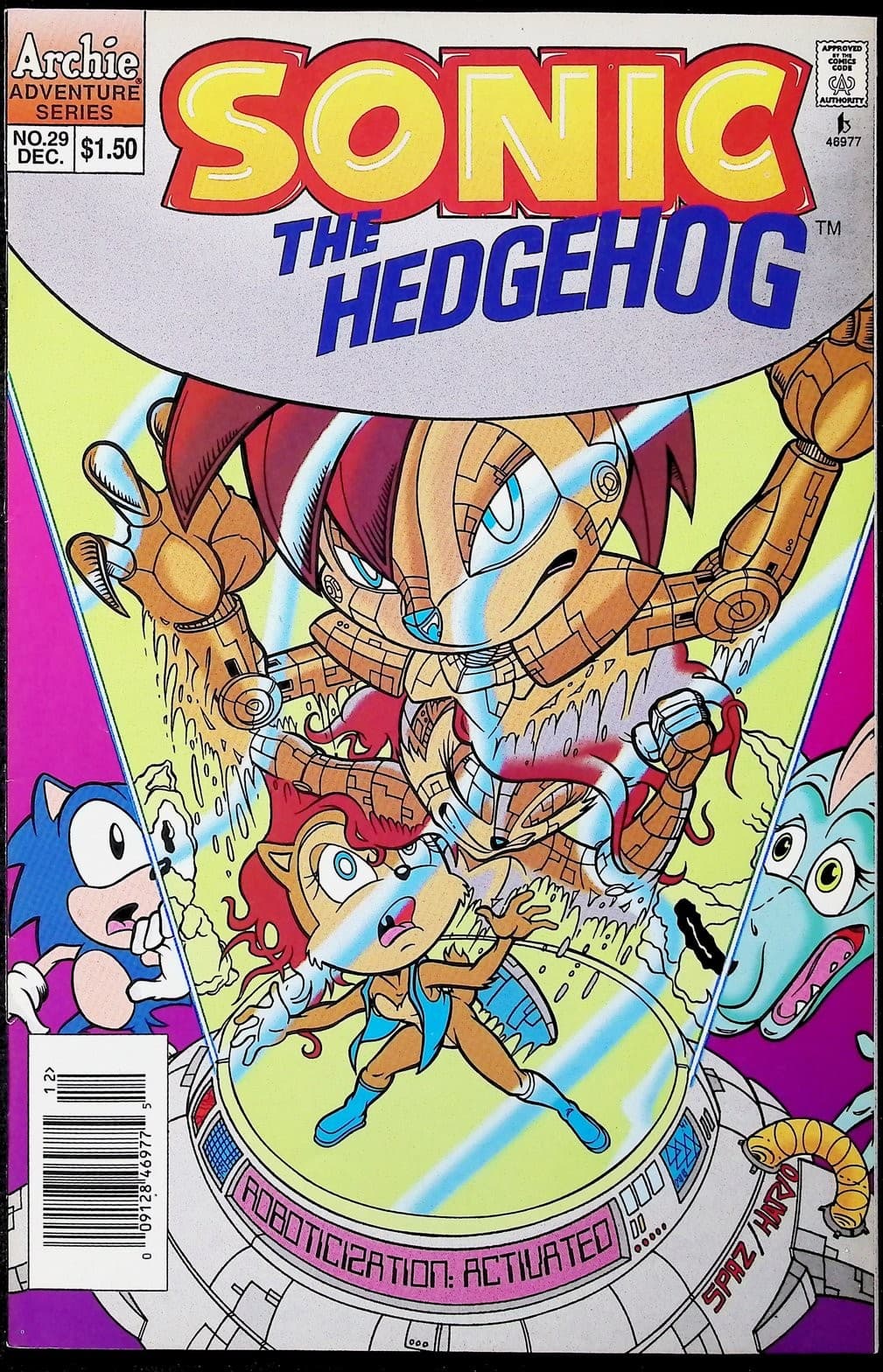 Sonic the Hedgehog #29 Newsstand Archie Adventure comic book