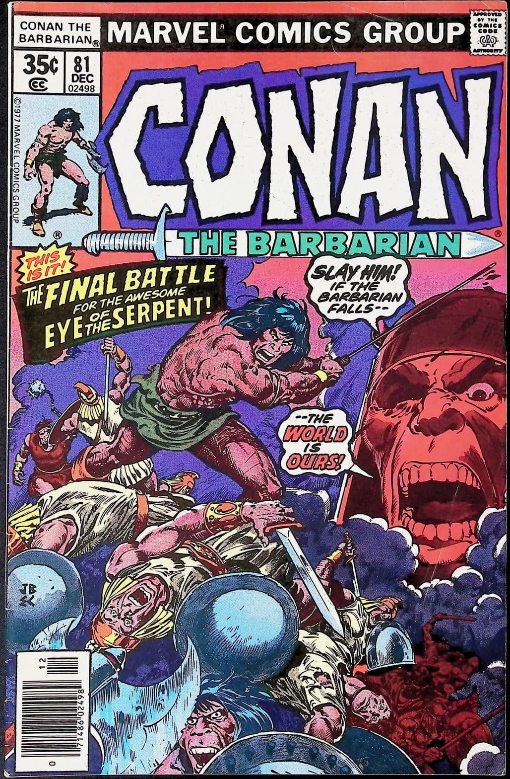 Conan the Barbarian 3X Comic Lot #79 81 100 Death of Belit Newsstand Marvel - Thumbnail 2