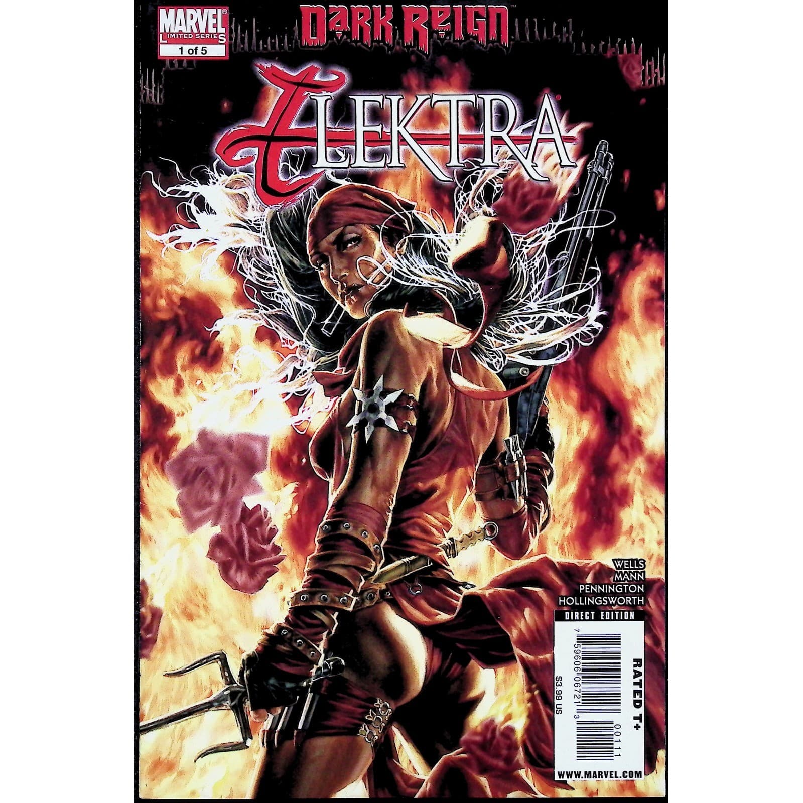 Marvel Comic Book Lot Elektra Dark Reign 1-5 & Assassin 1 # 6x Comic Lot - Thumbnail 2