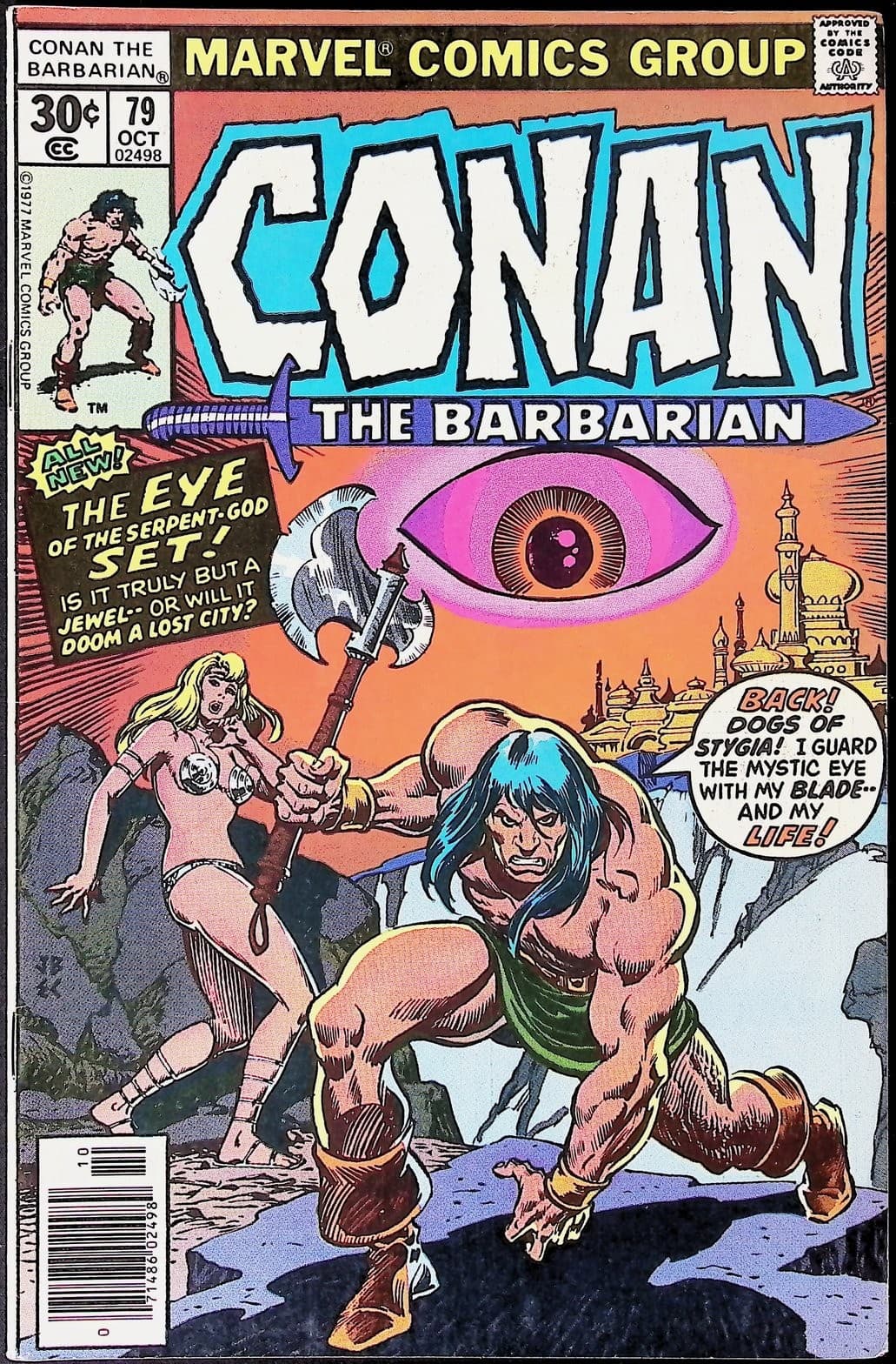 Conan the Barbarian 3X Comic Lot #79 81 100 Death of Belit Newsstand Marvel - Thumbnail 4