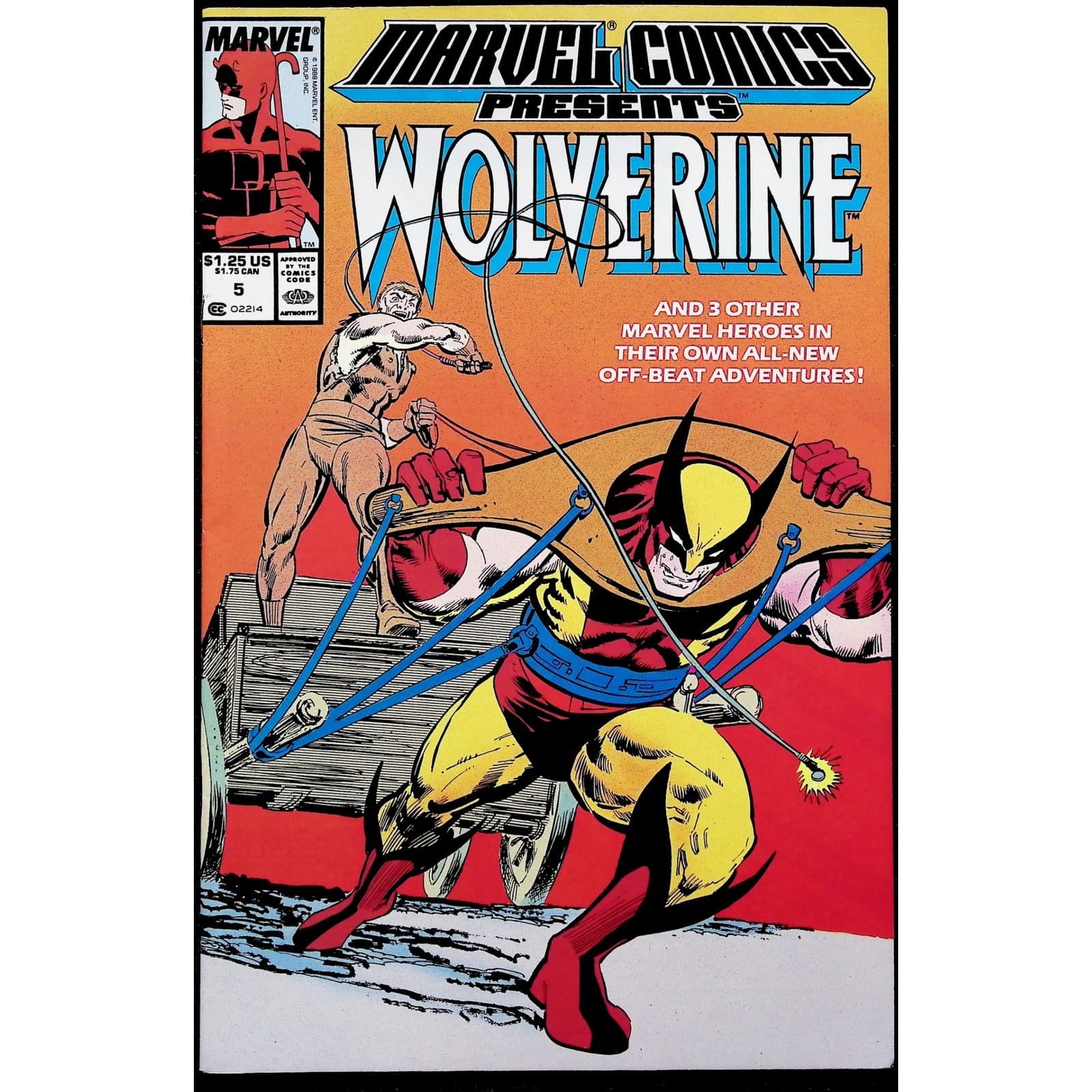 Marvel Comics Presents #1 #5 1988 Wolverine 1st Issue Madripoor Patch 2x Lot - Thumbnail 3