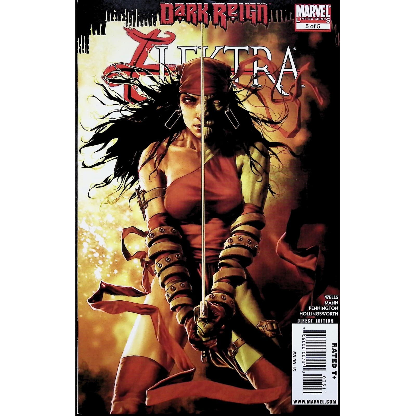Marvel Comic Book Lot Elektra Dark Reign 1-5 & Assassin 1 # 6x Comic Lot - Thumbnail 8