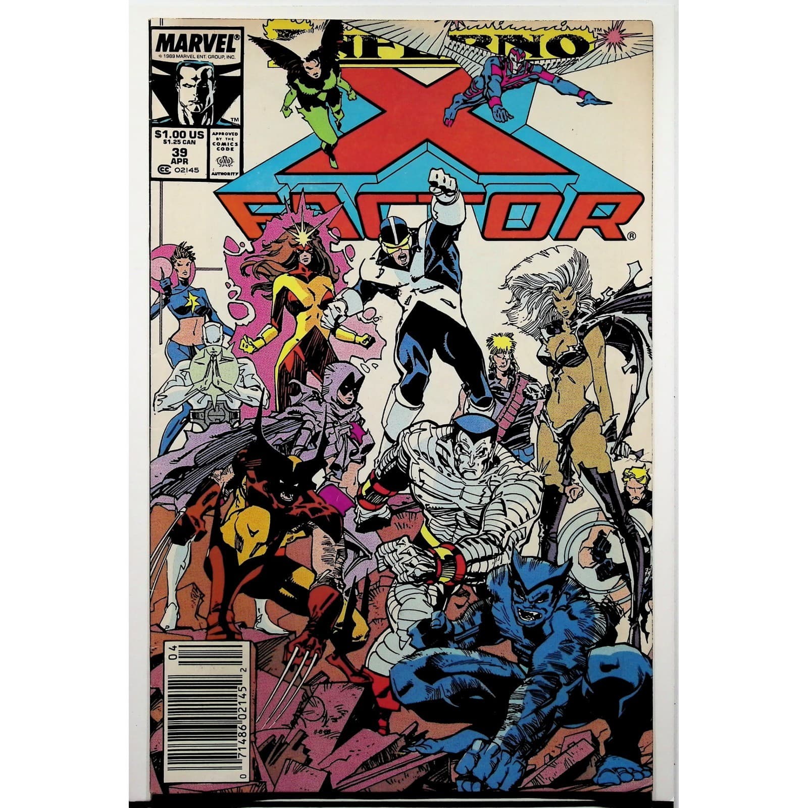 Marvel X-Factor Comic Book Issue #39 Newsstand X-Men Mr. Sinister Inferno VF