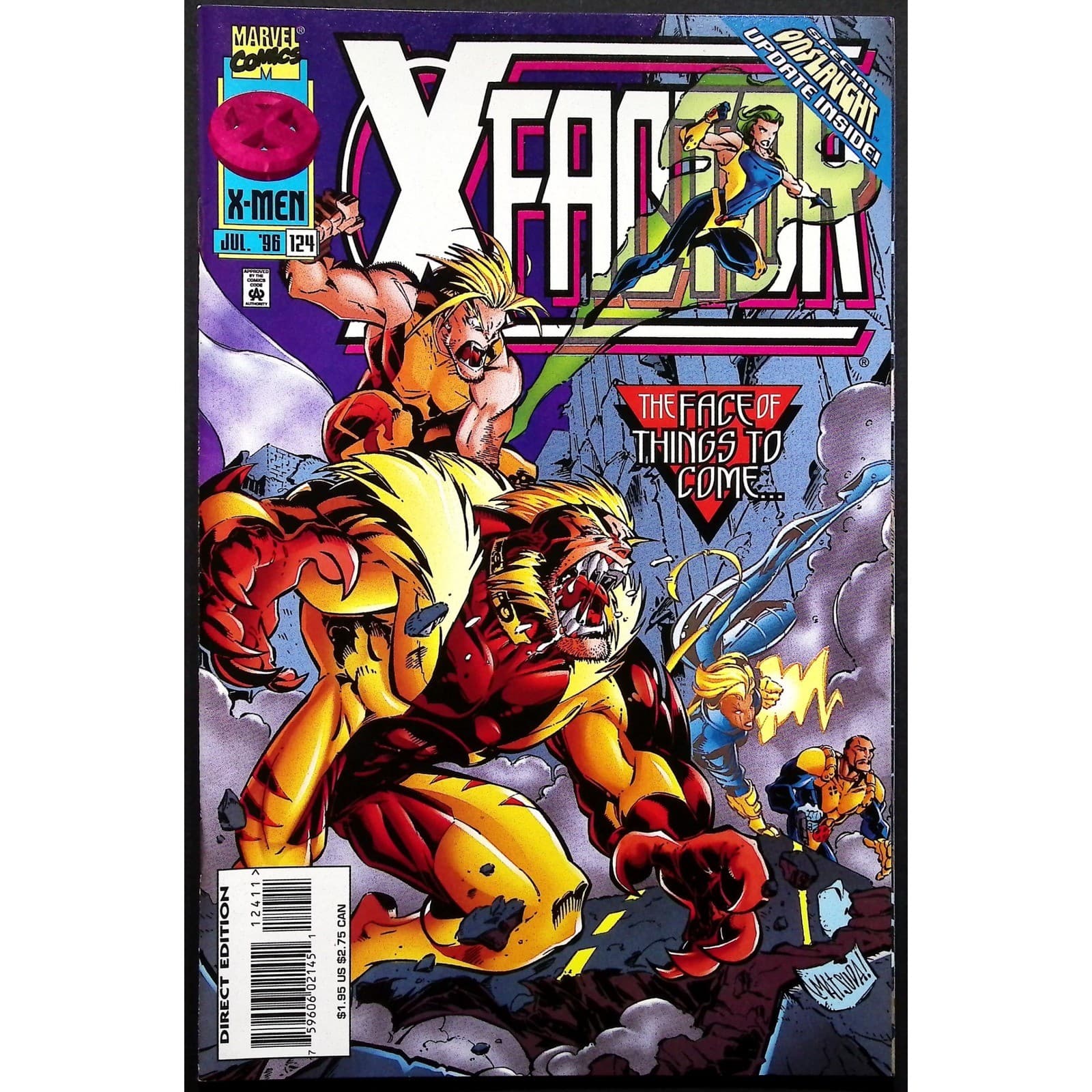 Marvel Comic Book X Factor 9x Lot 113, 114, 118, 120, 124, 125, 127, 129, 130 VF - Thumbnail 4