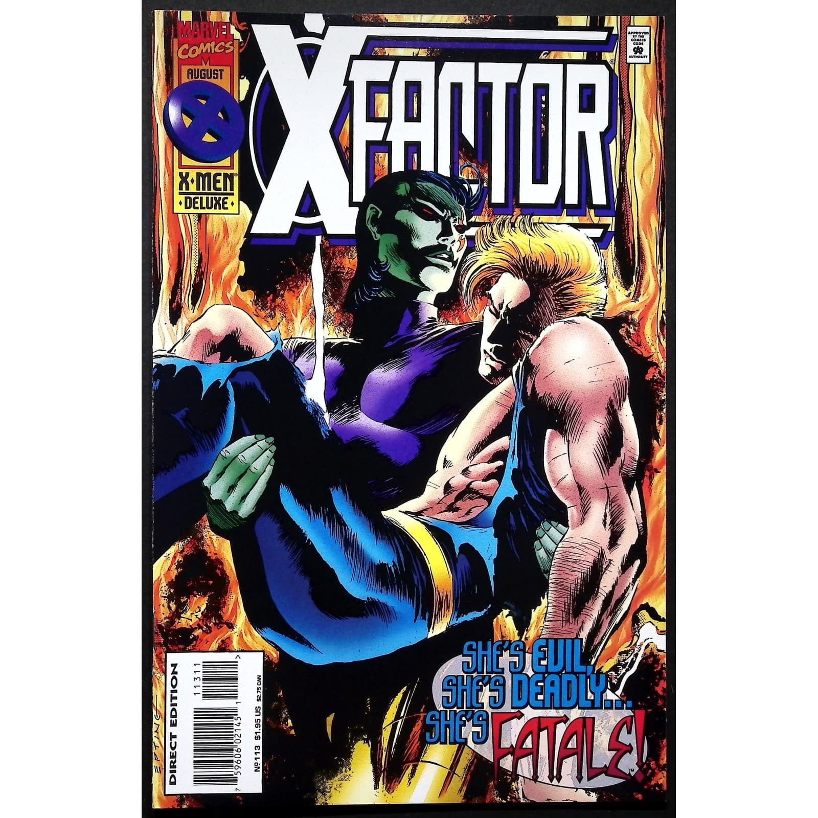 Marvel Comic Book X Factor 9x Lot 113, 114, 118, 120, 124, 125, 127, 129, 130 VF - Thumbnail 8