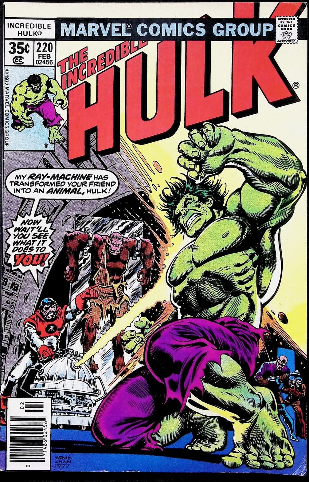 Incredible Hulk 2X Comic Lot #220 237 Newsstand Bronze Age Marvel - Thumbnail 2