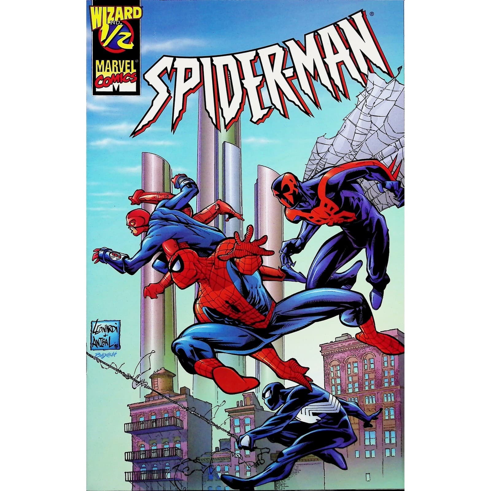 Spider-Man 1/2 Fantastic Four 1/2 Marvel Knights Sketchbook Wizard Marvel 3x Lot - Thumbnail 2
