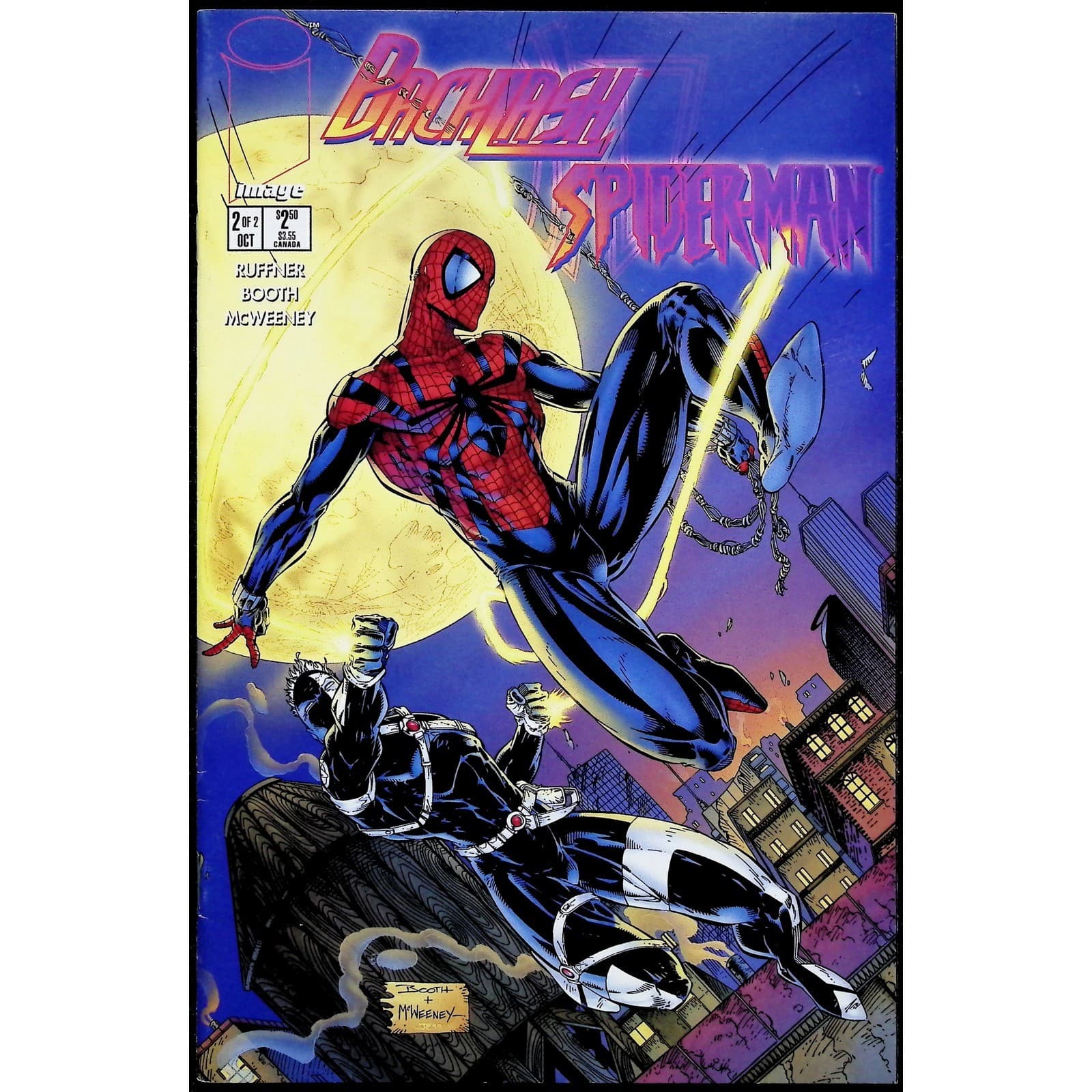 Backlash / Spider-Man Complete Set Issues 1-2 Image Marvel 1996 Venom Booth - Thumbnail 4