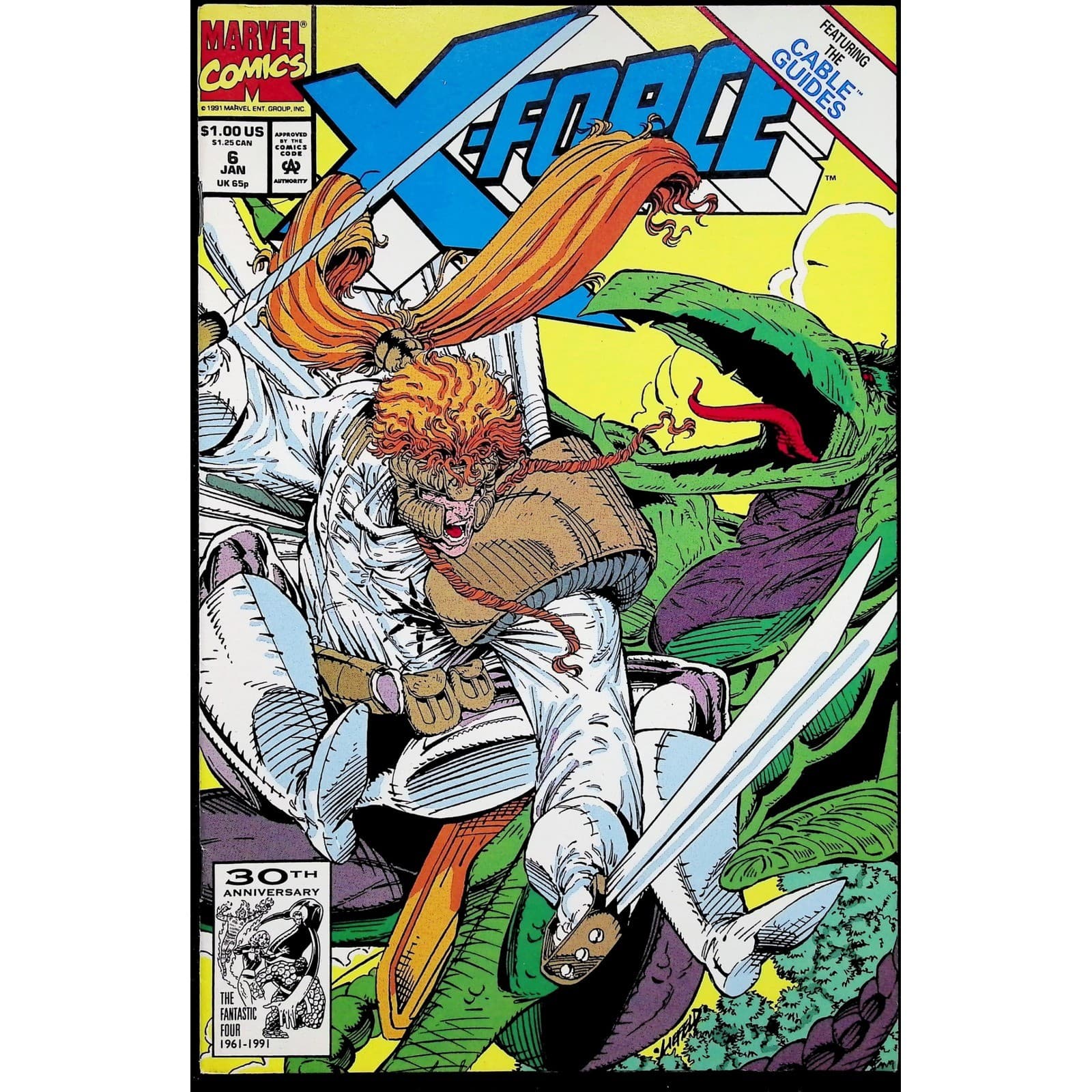 Marvel 2x Comic Lot X-Force #4 & 6 Spider-Man Shatterstar Cable - Thumbnail 3