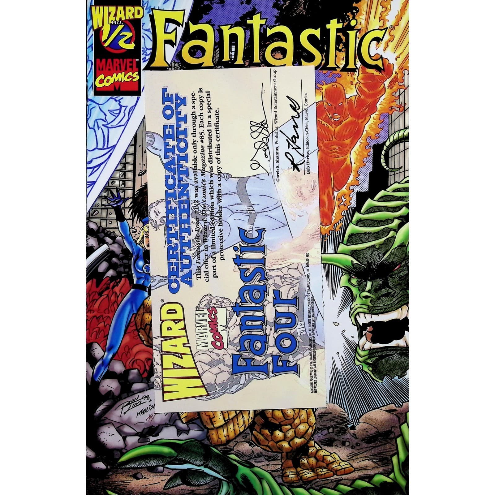 Spider-Man 1/2 Fantastic Four 1/2 Marvel Knights Sketchbook Wizard Marvel 3x Lot - Thumbnail 8