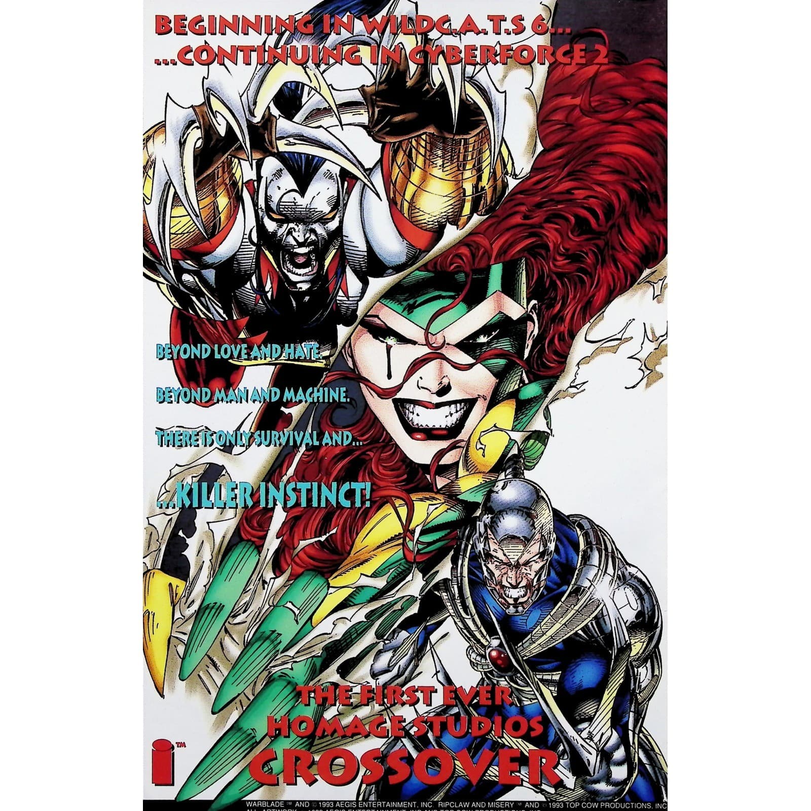 WildC.A.T.S Trilogy #1 - 3 Complete Set Image Comics 1993 Jae Lee Art - Thumbnail 6