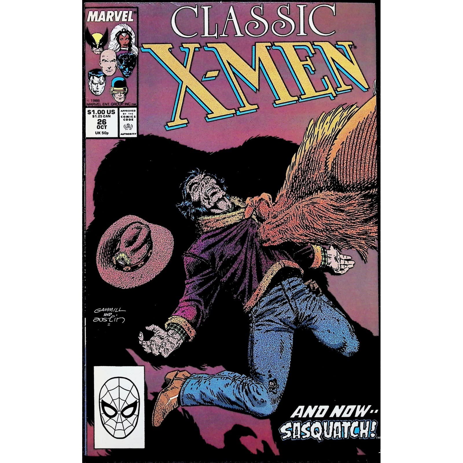 Marvel 3x Comic Lot Classic X-Men #20 21 26 Copper Age #Marvel - Thumbnail 4
