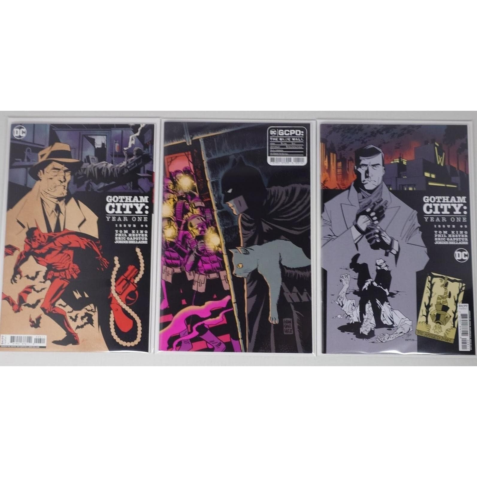 Gotham City Year One #5-6 GCPD Blue Wall #1 Tom King John Ridley 3x Comic Lot