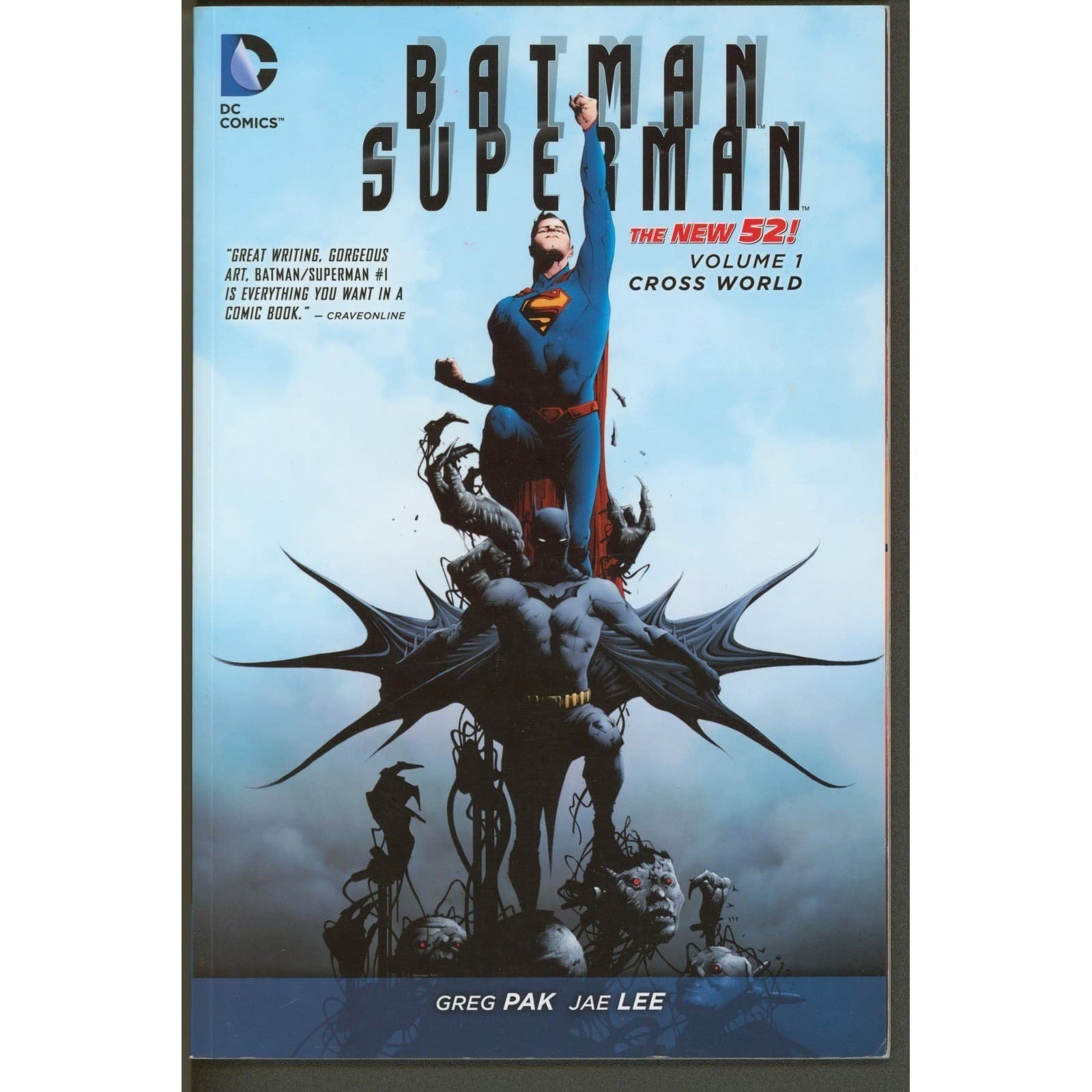 Batman Superman TPB Lot Vol 1 Court of Owls & Cross World DC New 52 - Thumbnail 2